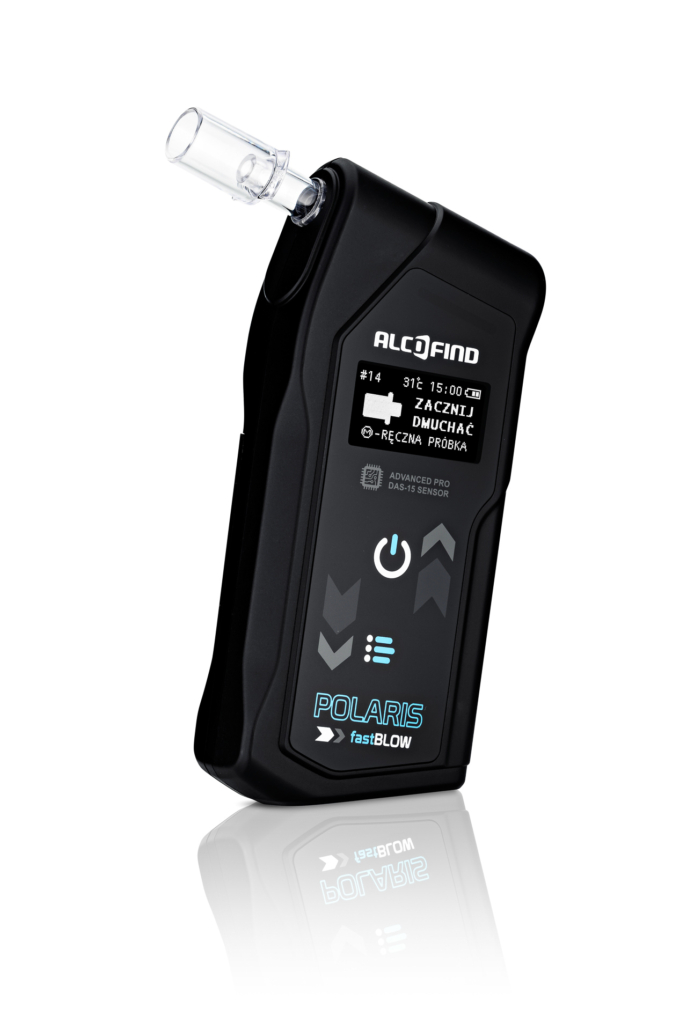 Alkomat AlcoFind Polaris FastBlow + przesiewowy