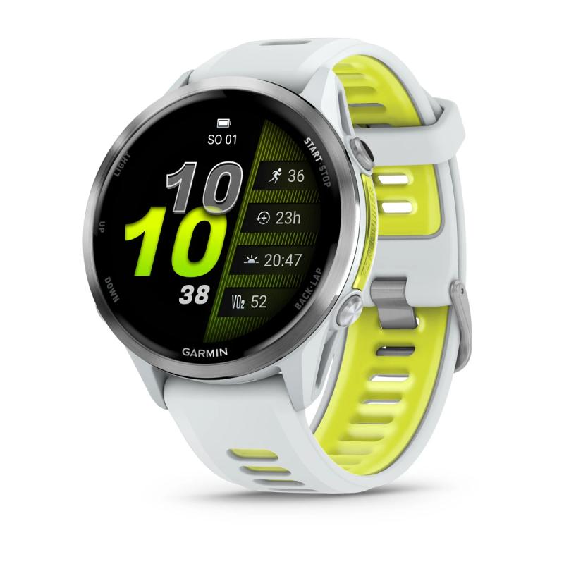 Garmin Forerunner 970 Whitestone z paskiem Whitestone/Amp yellow [010-02969-11]