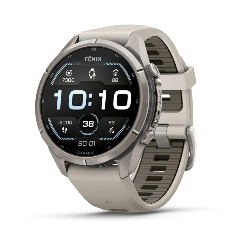 Garmin Fenix 9 Pro 43 mm AMOLED Sapphire Titanium Fog Grey [010-04335-86]