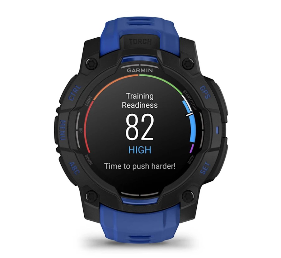 Garmin Instinct 3 Amoled 45 mm Black/Bolt Blue [010-02936-03]