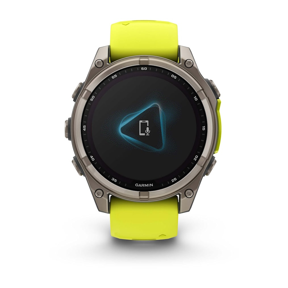 Garmin Fenix 8 47mm Solar Sapphire Titan Yellow [010-02906-21]