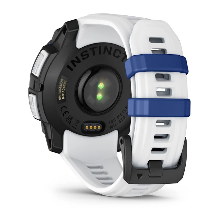 Garmin Instinct 3 Solar 45 mm Whitestone / Bolt Blue [010-02934-03]