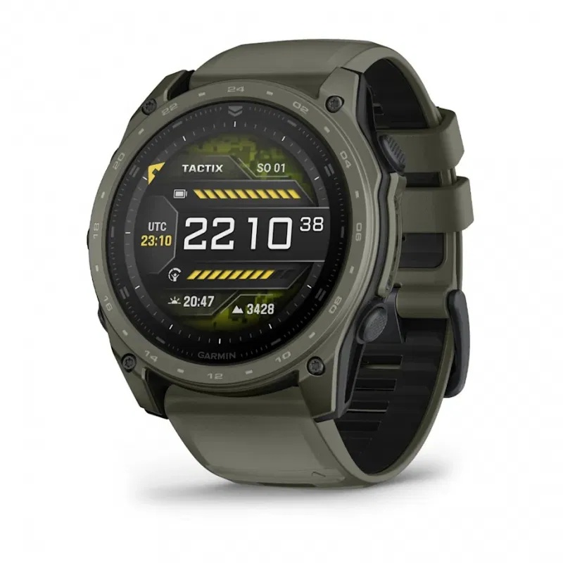 Garmin Tactix 8 Amoled z powłoką Cerakote Olive Drab 51 mm [010-04553-11]