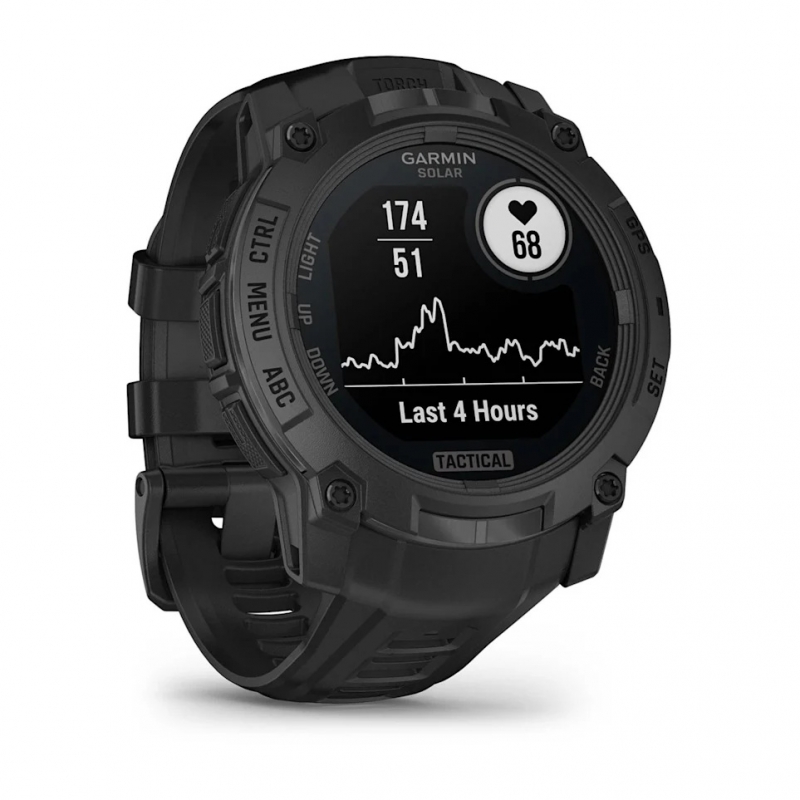 Garmin Instinct 3 Solar Tactical Edition 50mm Czarny [010-02935-50]