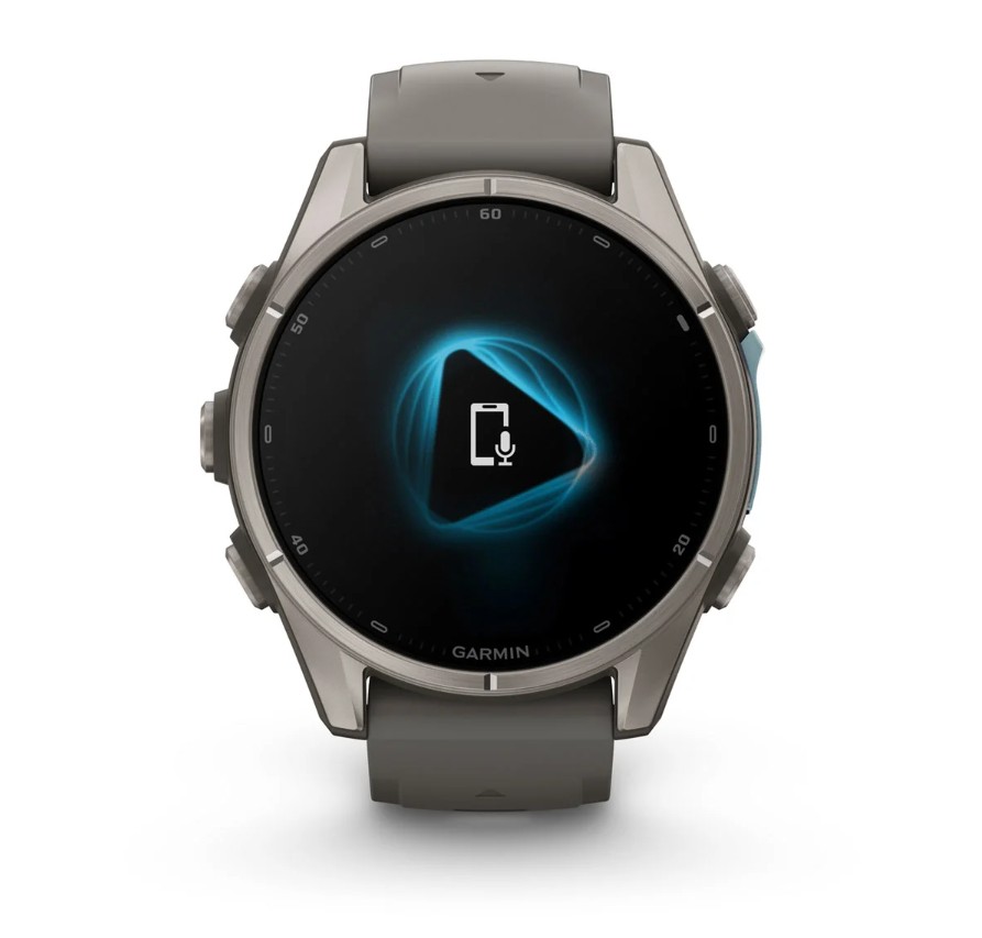 Garmin Fenix 9 43 mm AMOLED Sapphire Bare Titanium Pebble Gray [010-04761-11]