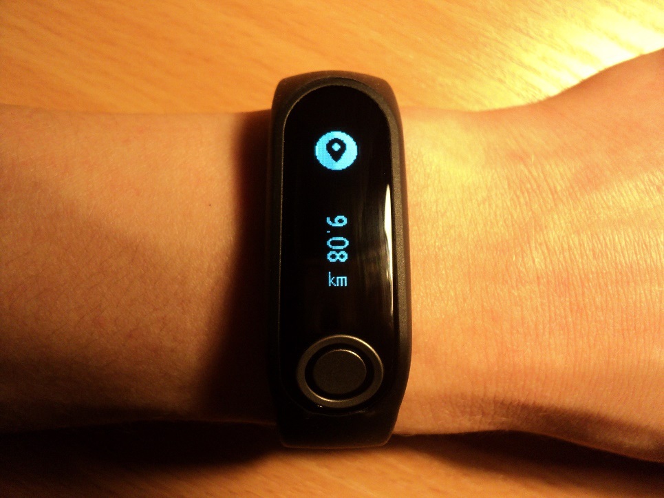 Przebyty dystans TomTom Touch