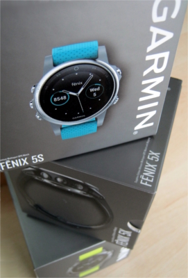 Pudełka Garmin Fenix 5 prezentacja