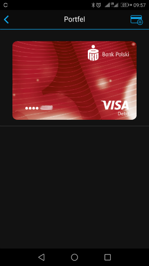 Karta bankowa w aplikacji Garmin Pay