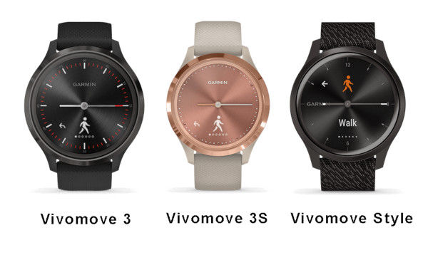 Porównanie zegarków Garmin Vivomove 3 i Style