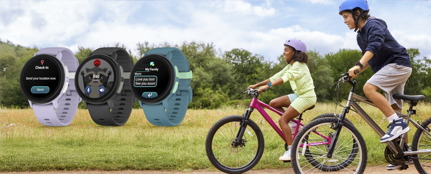 Garmin Bounce na rowerze