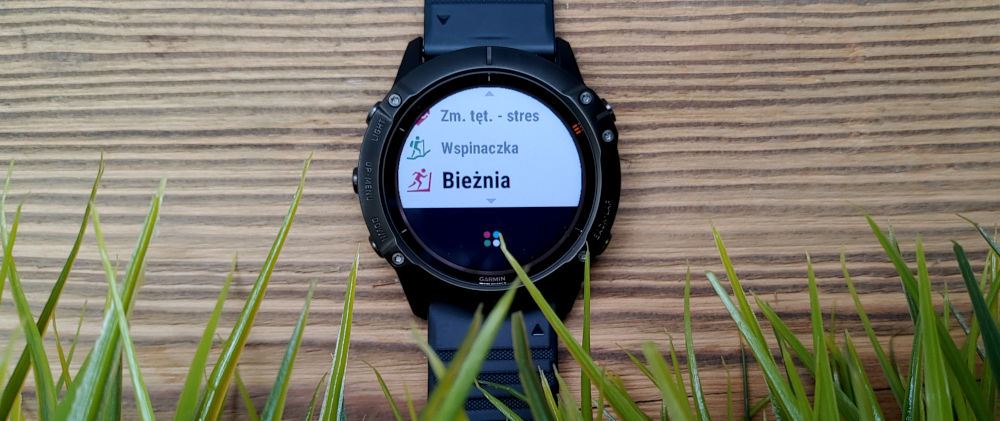 Trening na bieżni z zegarkiem Garmin Fenix 6x pro solar