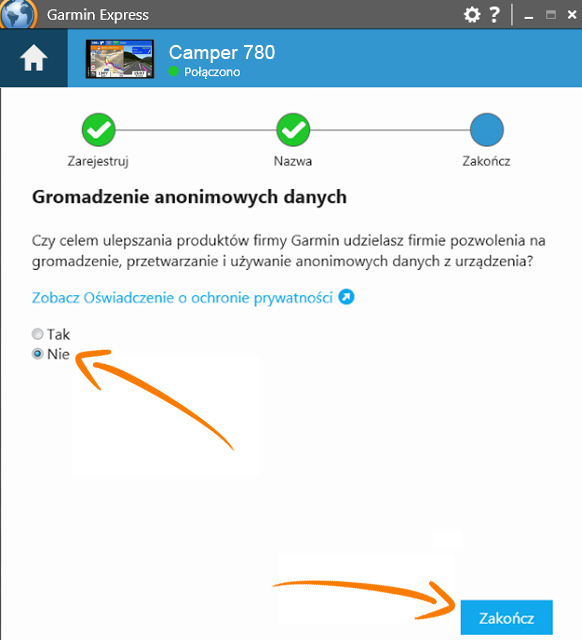 Nazwa i wybór preferencji