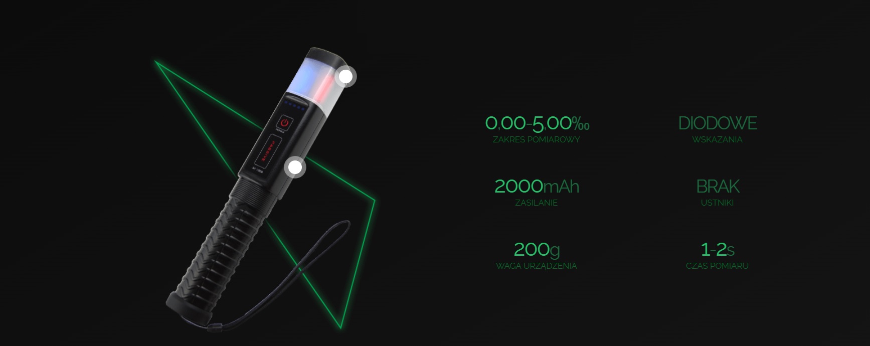 Funkcja Alkomat AlcoFind AF-100S