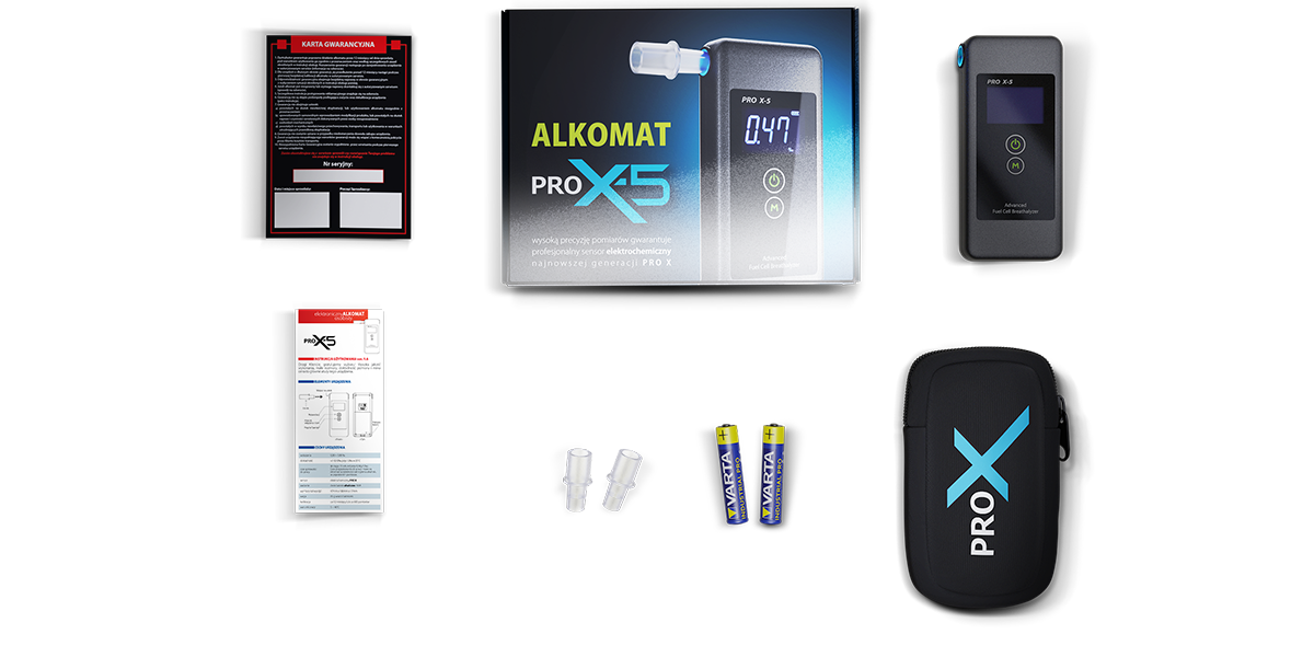 Funkcja Alkomat Alcofind PRO X-5