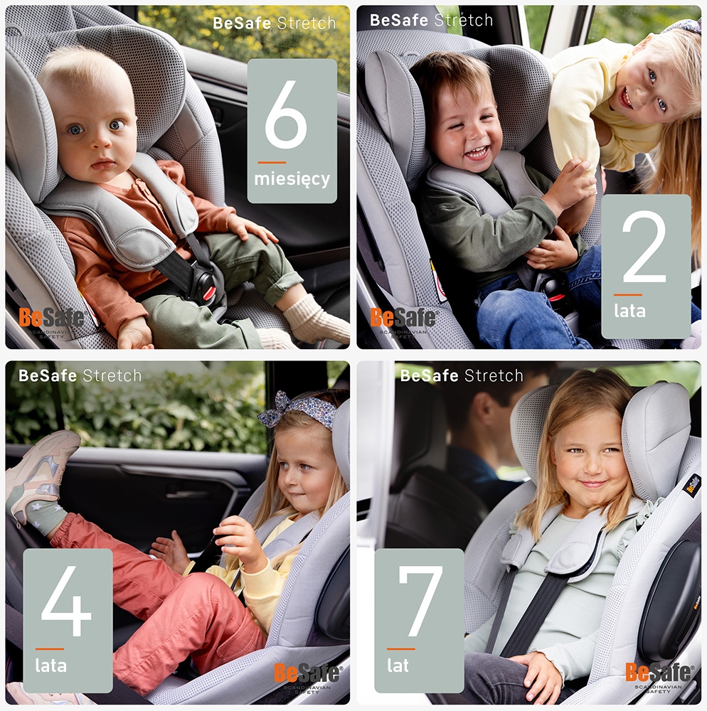 Funkcja BeSafe Stretch 0-36 kg