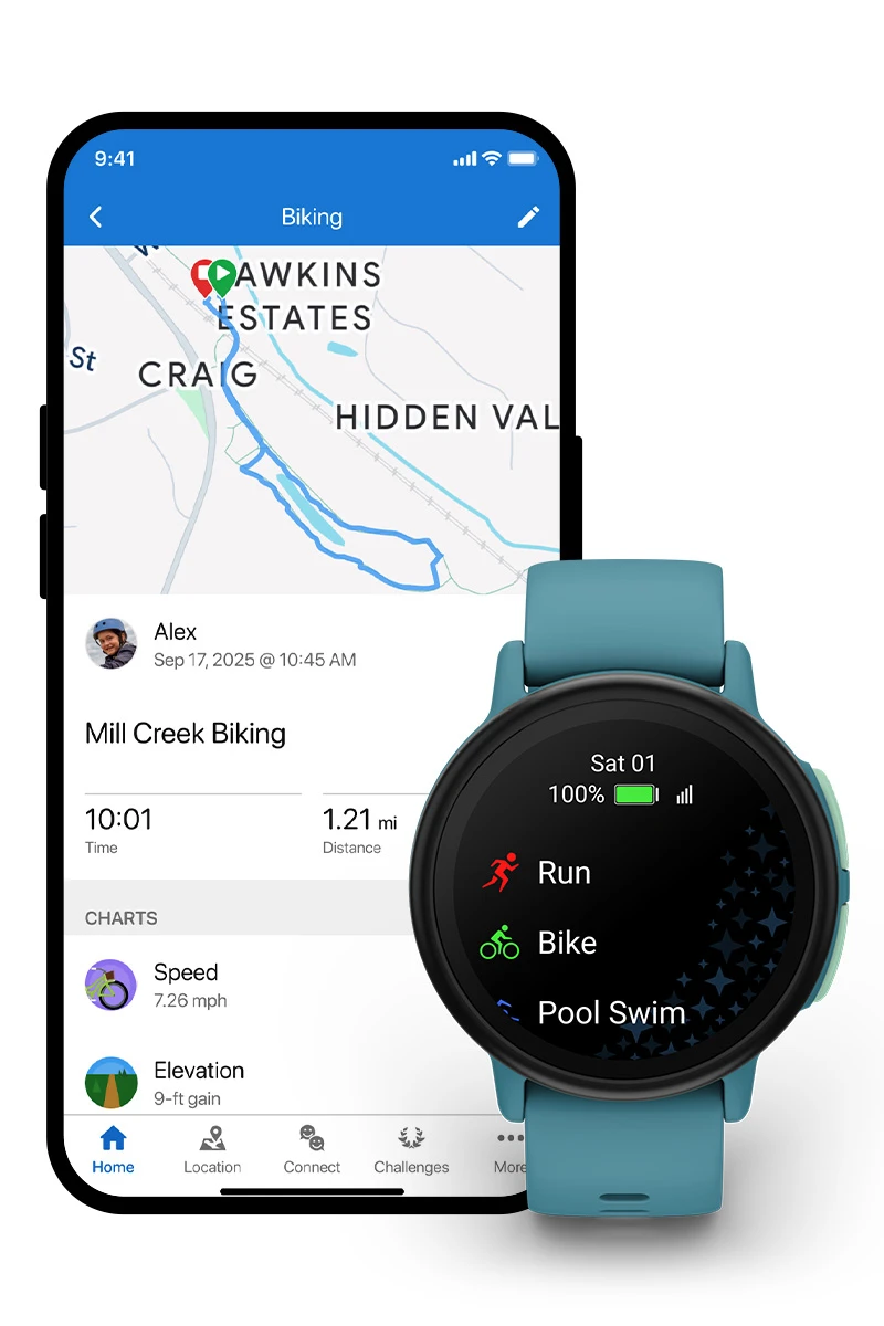 Garmin Bounce 2 Slate Grey [010-03399-00] cecha
