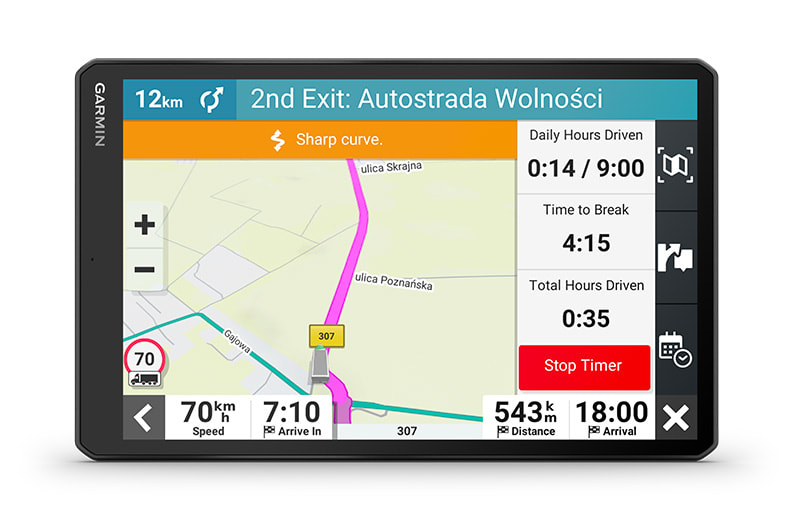 Garmin Dezl LGV1010 [010-02741-15] cecha