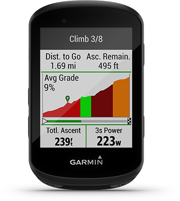 Atrybuty Garmin Edge 530