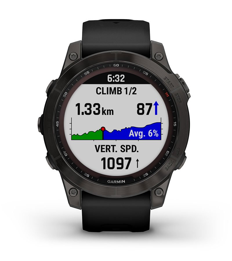 Funkcja Garmin Fenix 7 Sapphire Solar Tytanowo-szary [010-02540-21]
