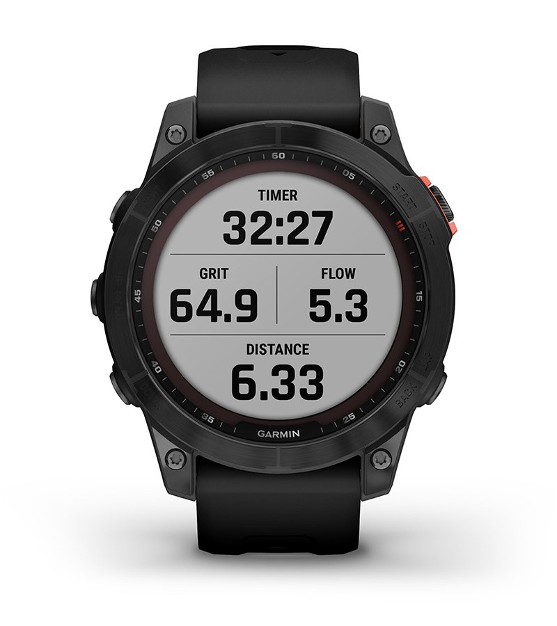 Przewaga Garmin Fenix 7 Solar Niebieskoszary z czarnym paskiem [010-02540-11]