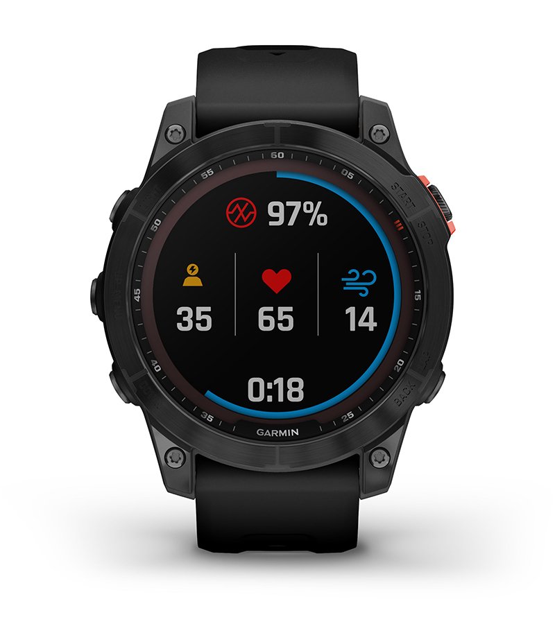 Funkcje Garmin Fenix 7 Solar Niebieskoszary z czarnym paskiem [010-02540-11]