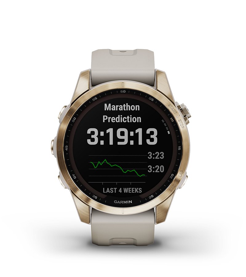 Garmin Fenix 7s Sapphire Solar Ciemnobrązowy tytan [010