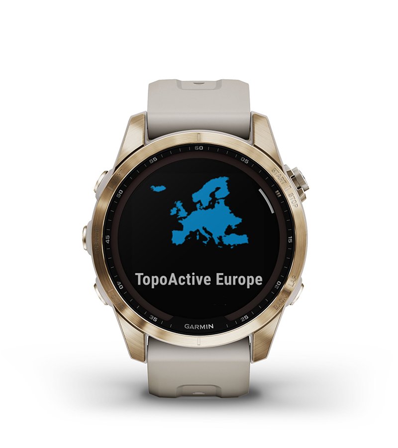 Garmin Fenix 7s Sapphire Solar Ciemnobrązowy tytan z szarym paskiem [010-02539-29] funkcjonalność
