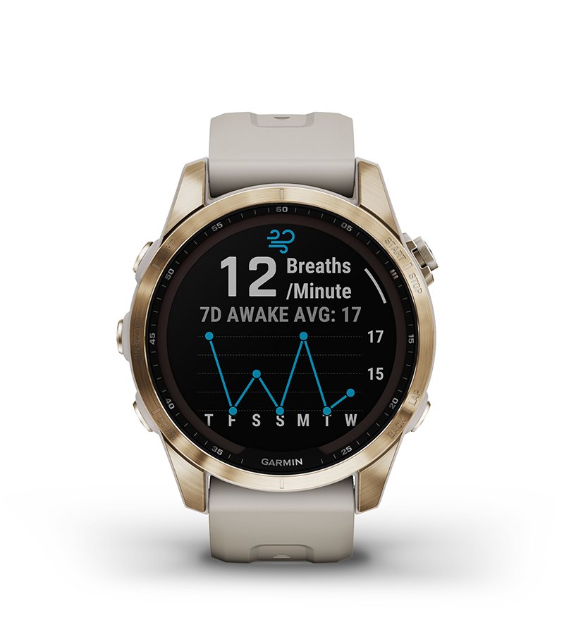Garmin Fenix 7s Sapphire Solar Ciemnobrązowy tytan z szarym paskiem [010-02539-29] - zalety