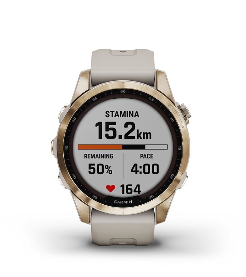 Garmin Fenix 7s Sapphire Solar Ciemnobrązowy tytan z szarym paskiem [010-02539-29] funkcjonalność