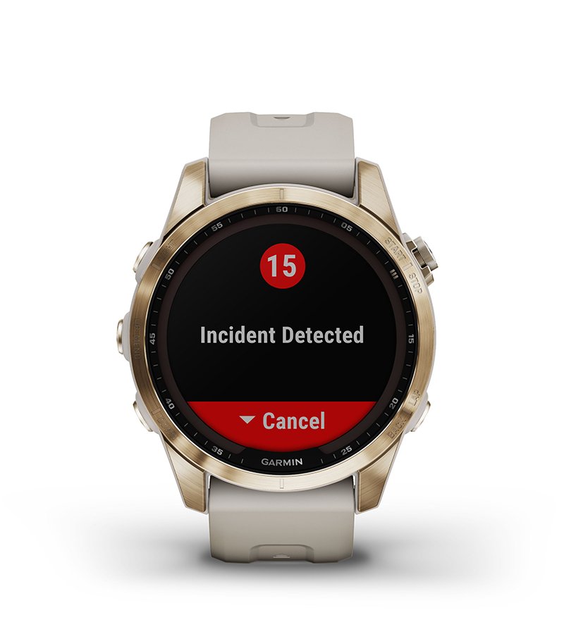 Przewaga Garmin Fenix 7s Sapphire Solar Kremowozłoty tytan [010-02539-21]