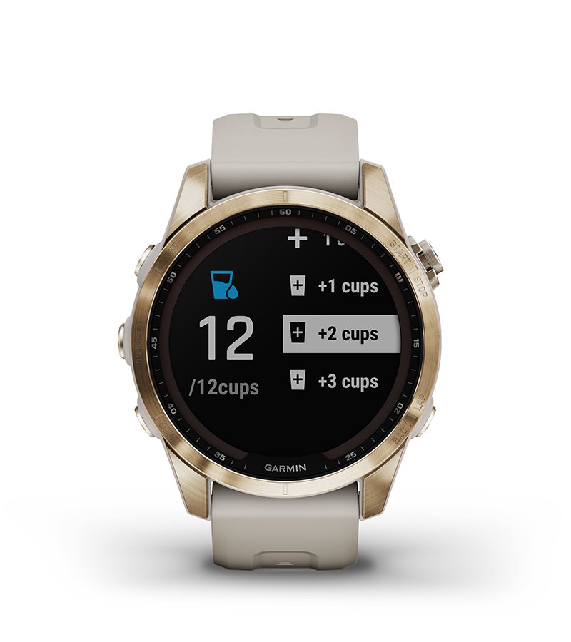 Garmin Fenix 7s Sapphire Solar Tytanowo-szary z powłoką węglową (DLC) i z czarnym paskiem [010-02539-25] - zalety