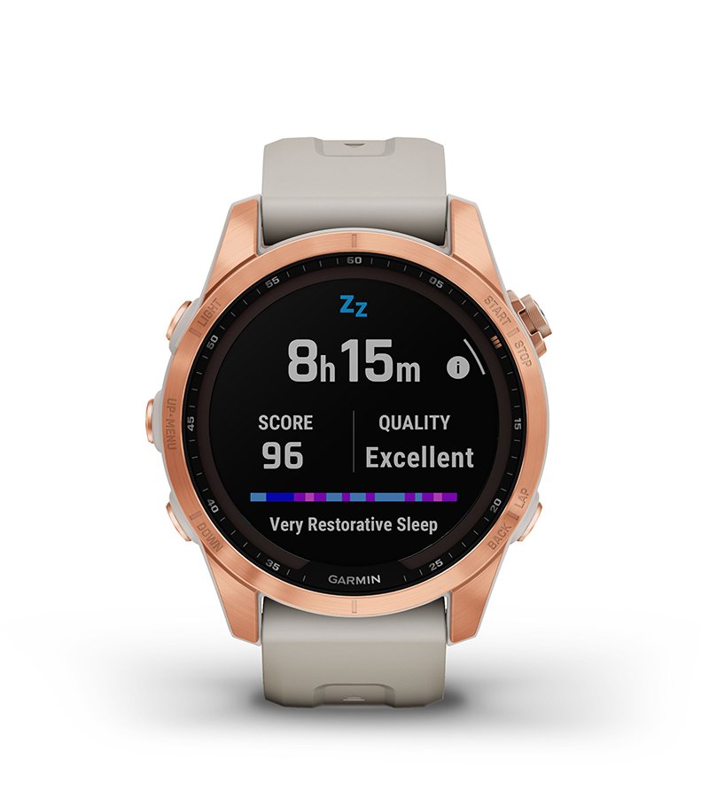 Garmin Fenix 7s Solar Niebieskoszary z czarnym paskiem [010-02539-13] funkcjonalność