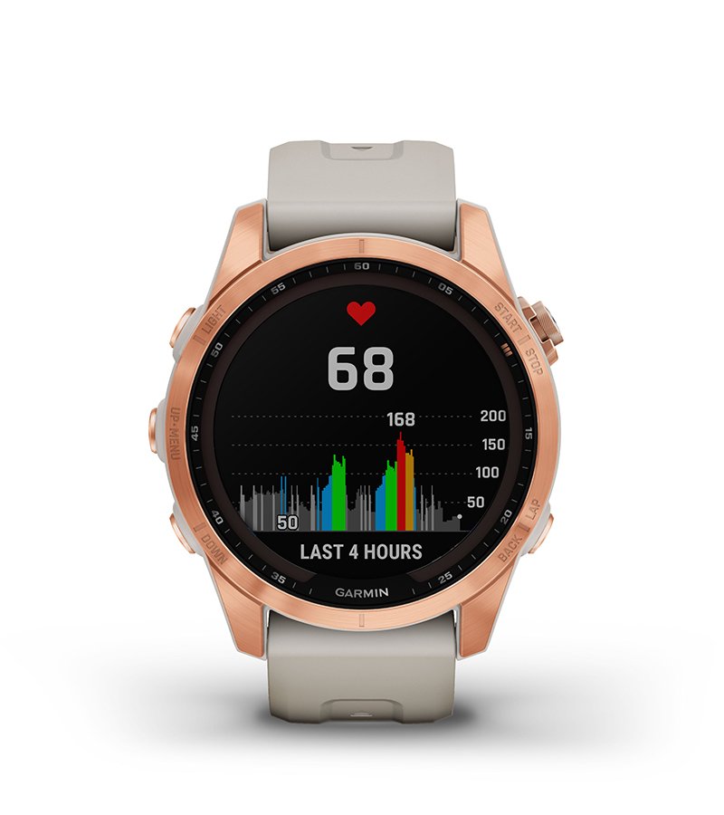 Funkcja Garmin Fenix 7s Solar Niebieskoszary z czarnym paskiem [010-02539-13]