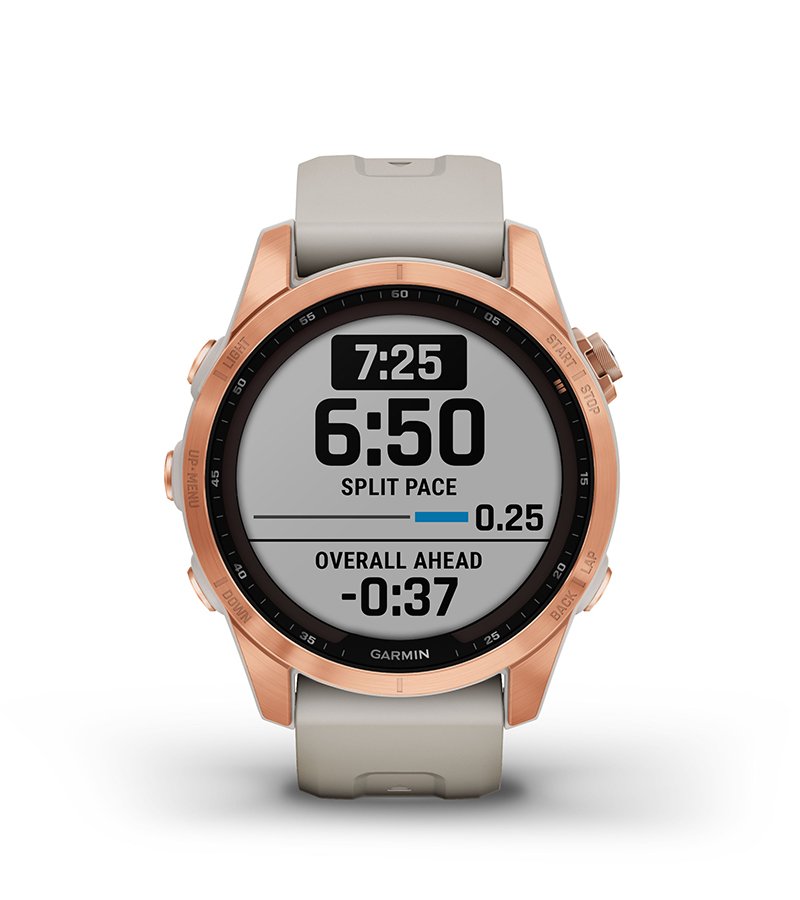 Funkcja Garmin Fenix 7s Solar Niebieskoszary z czarnym paskiem [010-02539-13]
