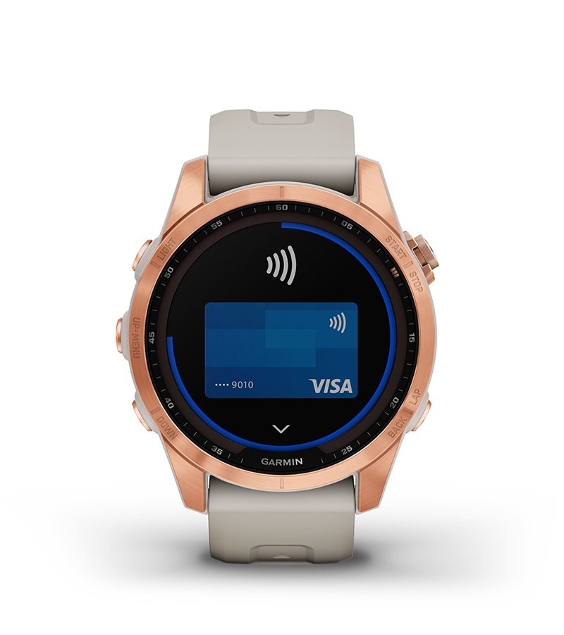 Zaleta Garmin Fenix 7s Solar Niebieskoszary z czarnym paskiem [010-02539-13]