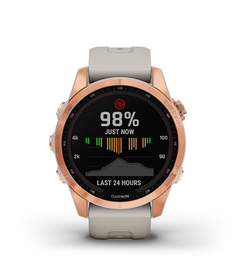 Garmin Fenix 7s Solar Różowo-złoty z jasnopiaskowym paskiem [010-02539-11] funkcjonalność
