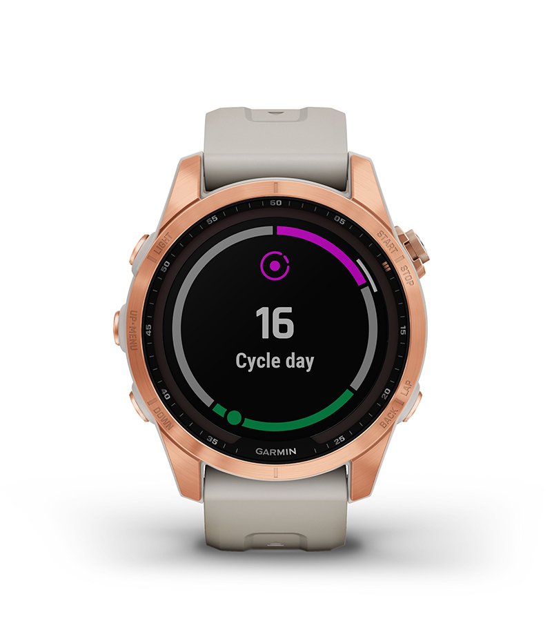 Garmin Fenix 7s Solar Różowo-złoty z jasnopiaskowym paskiem [010-02539-11] - przewagi