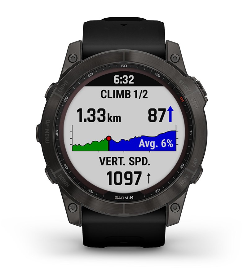 Funkcja Garmin Fenix 7x Sapphire Solar Czarny Tytan [010-02541-23]