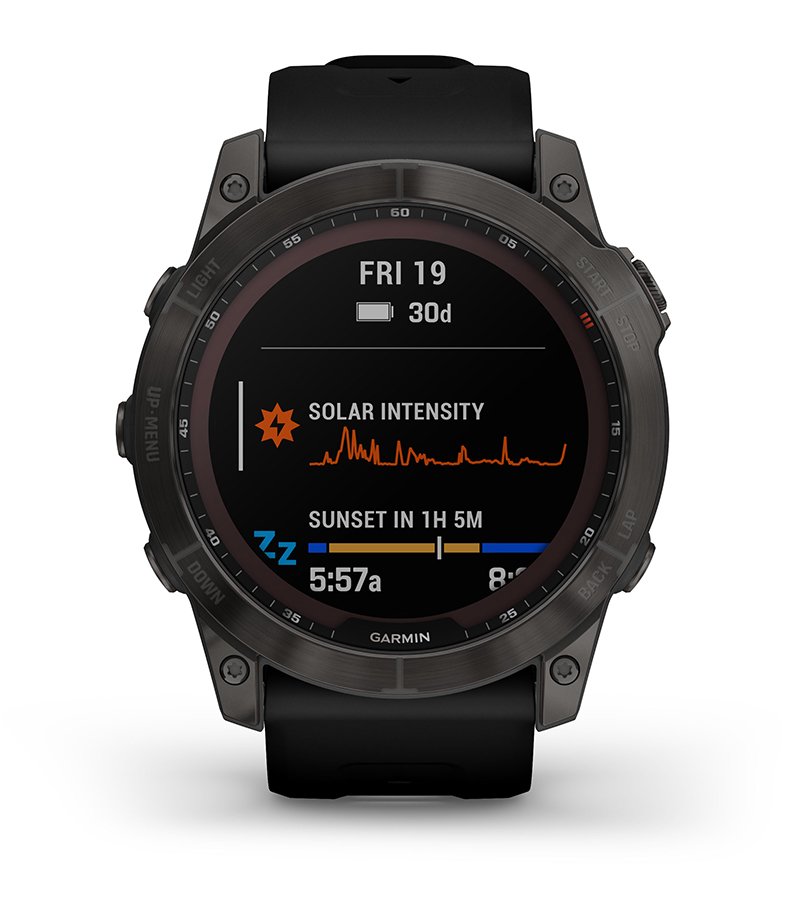 Funkcja Garmin Fenix 7x Sapphire Solar Czarny Tytan [010-02541-23]