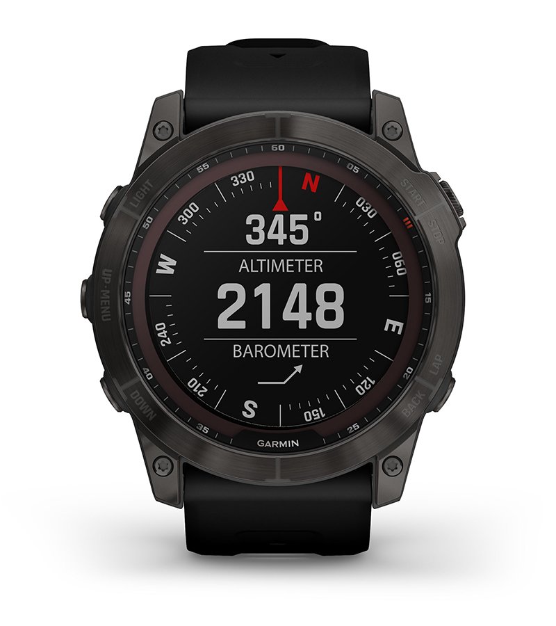 Przewaga Garmin Fenix 7x Sapphire Solar Czarny Tytan [010-02541-23]