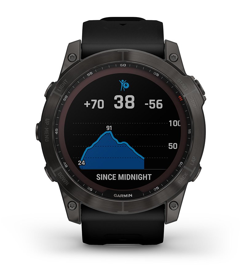 Przewaga Garmin Fenix 7x Sapphire Solar Czarny Tytan [010-02541-23]