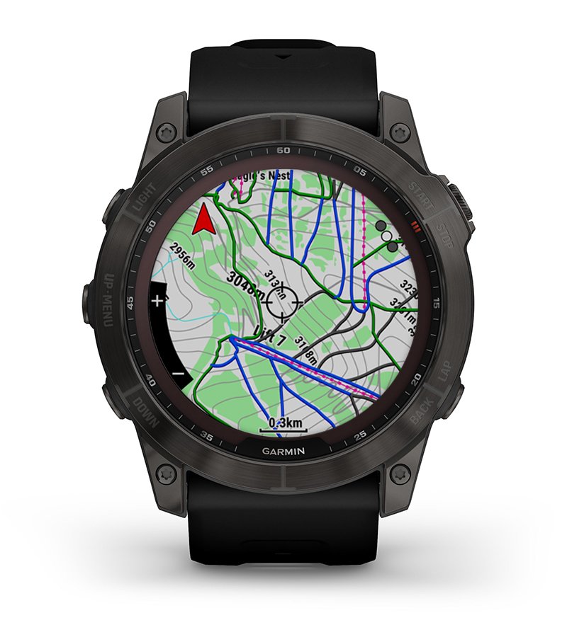 Funkcje Garmin Fenix 7x Sapphire Solar Czarny Tytan [010-02541-23]