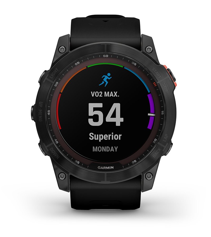 Przewaga Garmin Fenix 7x Solar Niebieskoszary z czarnym paskiem [010-02541-01]