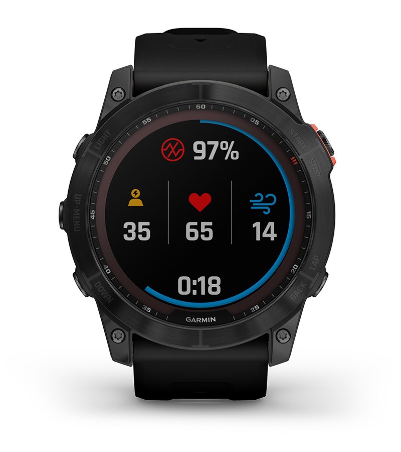 Funkcje Garmin Fenix 7x Solar Niebieskoszary z czarnym paskiem [010-02541-01]