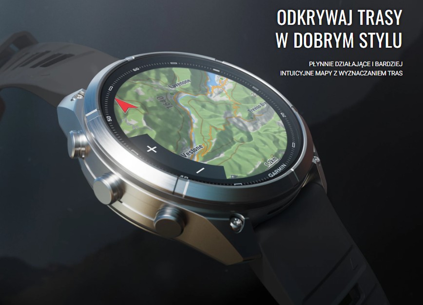 Funkcja Garmin Fenix 9 Pro 43 mm AMOLED Sapphire Titanium Fog Grey [010-04335-86]