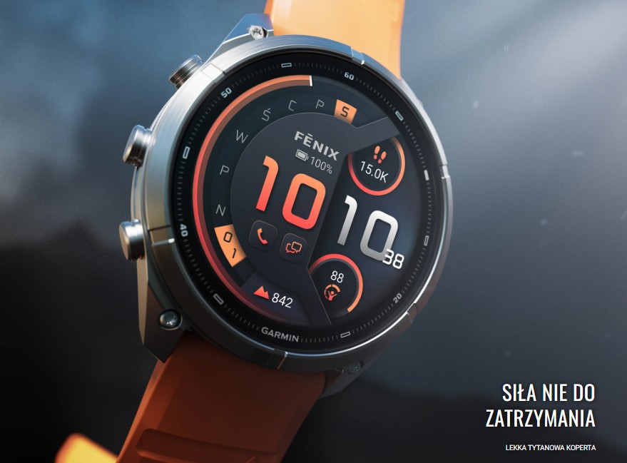 Funkcja Garmin Fenix 9 Pro 43 mm AMOLED Sapphire Titanium Fog Grey [010-04335-86]