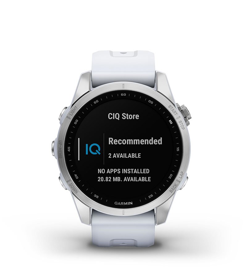 Garmin Fenix 7s srebrny z grafitowym paskiem [010-02539-01]