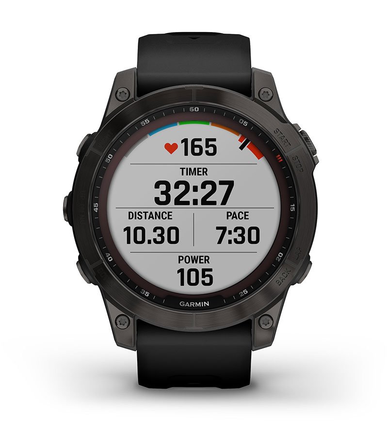 Garmin Fenix 7x Sapphire Solar Jasnoniebieski tytan cecha