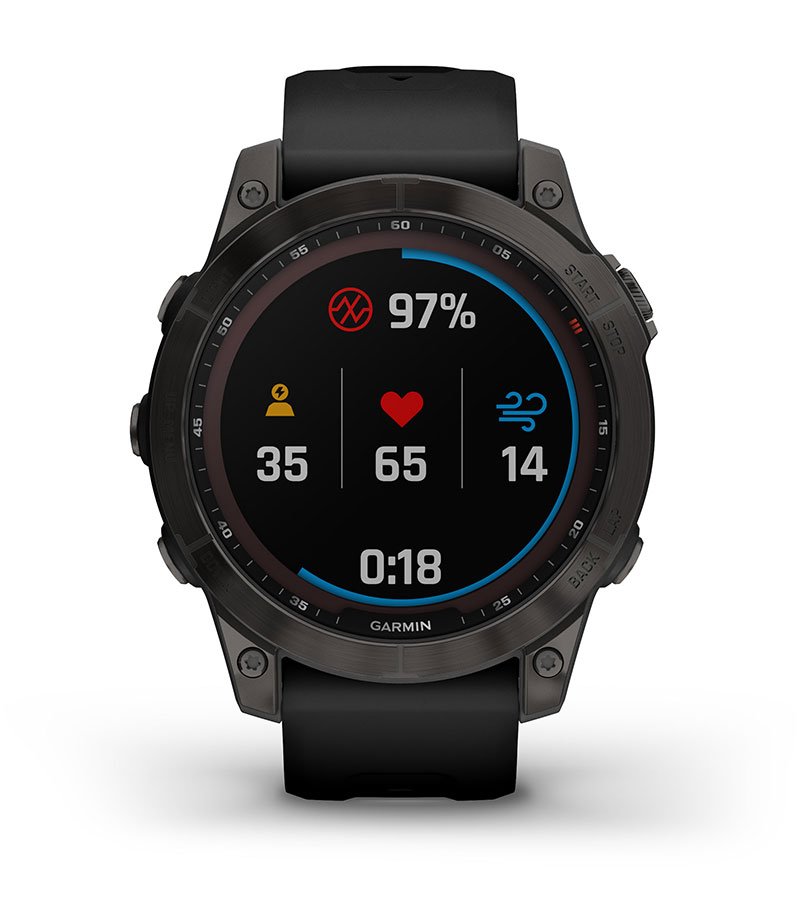 Funkcje Garmin Fenix 7x Sapphire Solar Jasnoniebieski tytan