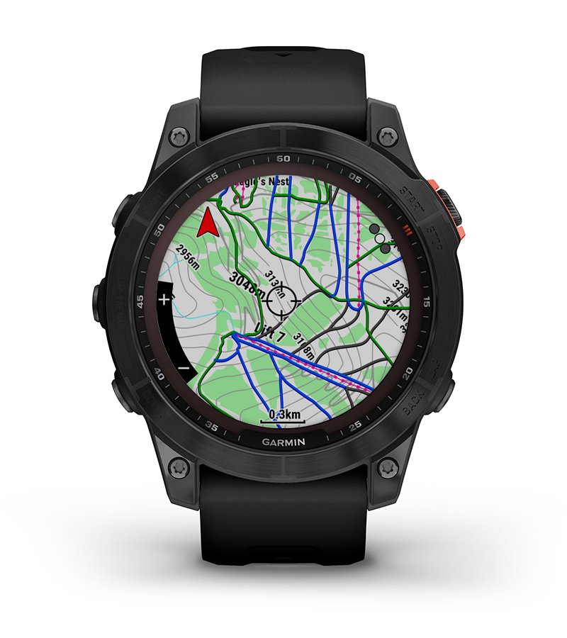 Garmin Fenix 7x Sapphire Solar Tytanowo-szary - przewagi